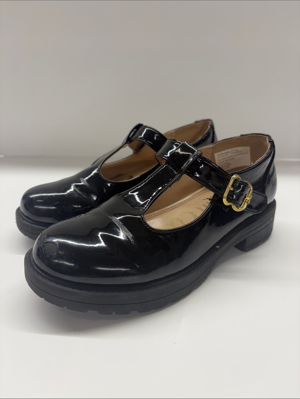 Used Sam Edelman Mary Jane Chunky Loafers Size 3